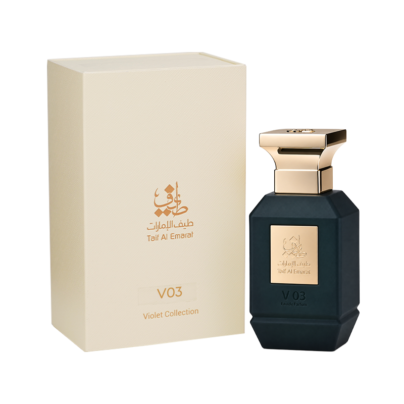 V03 75ml Lemon and White Amber Perfume with Gift Box Taif Al Emarat